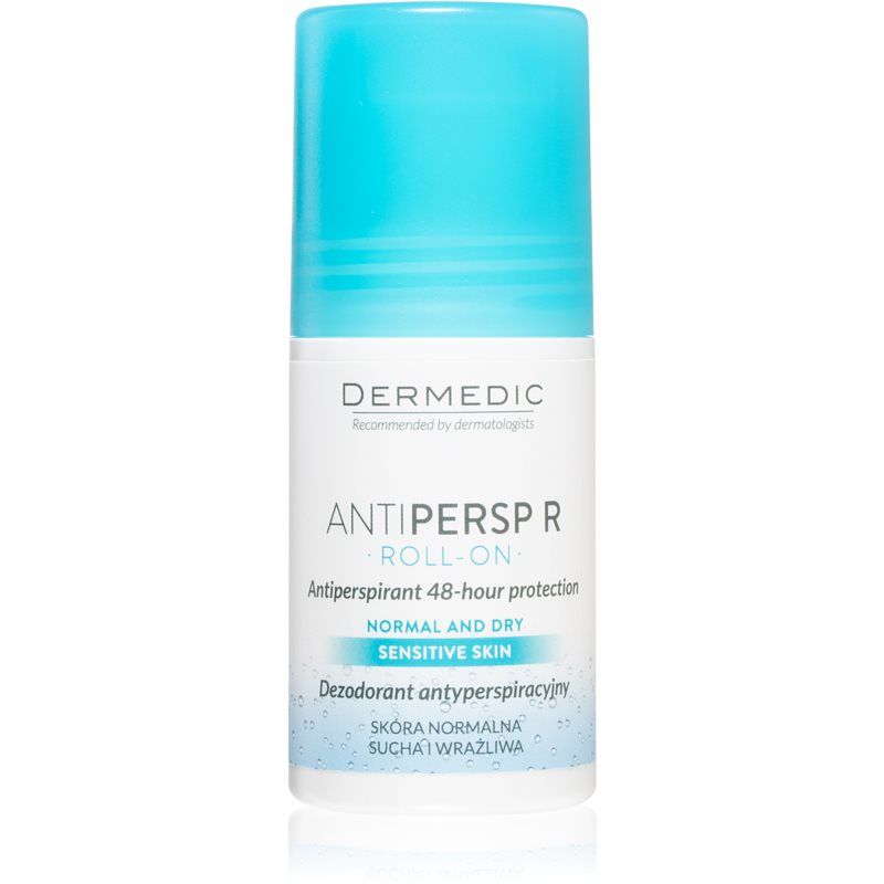 Dermedic Antipersp R roll-on-antiperspirantti Normaalille Ja Kuivalle Iholle 60 g
