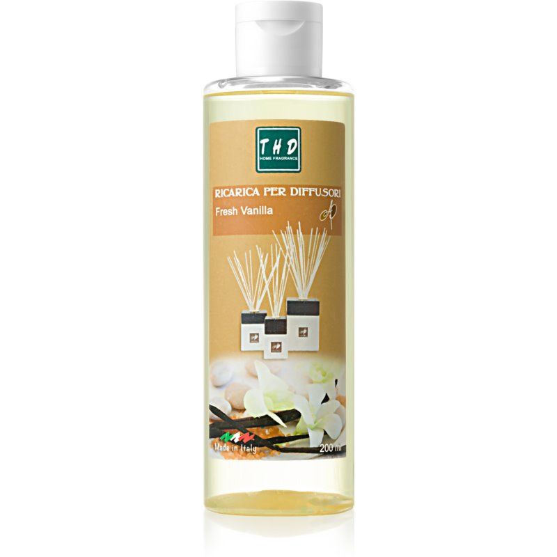 THD Ricarica Fresh Vanilla täyttöpakkaus aromidiffuusoriin 200 ml