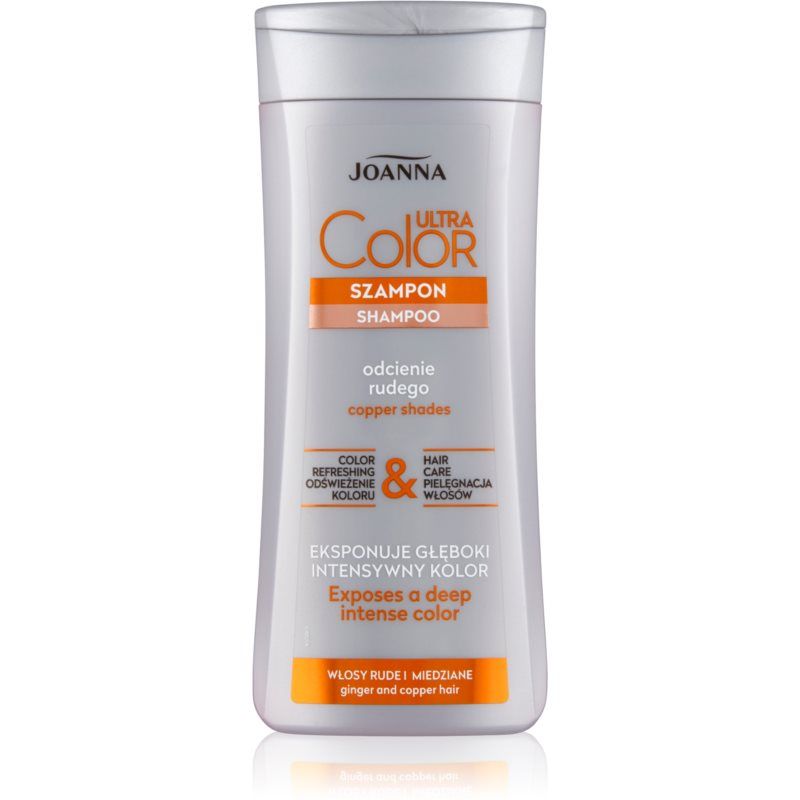 Joanna Ultra Color shampoo kuparin sävyisille hiuksille 200 ml