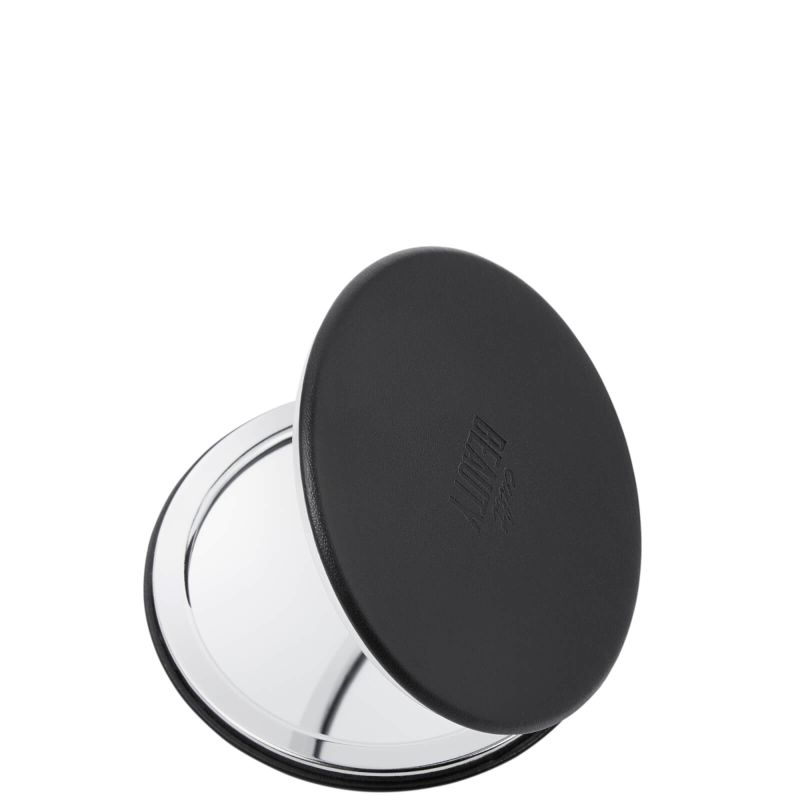 Cult Beauty Black Compact Mirror in Drawstring Bag