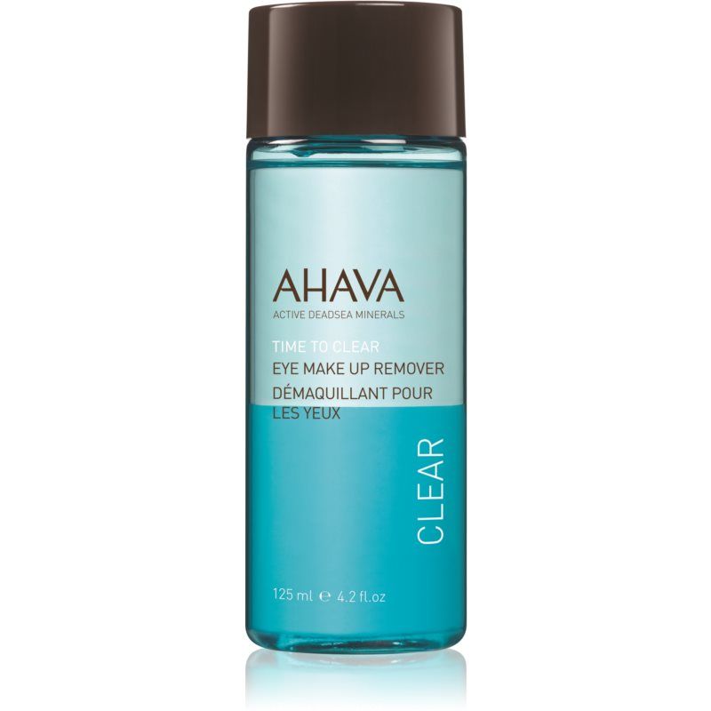 AHAVA Time To Clear vedenkestävän silmämeikin poistoaine Herkille Silmille 125 ml