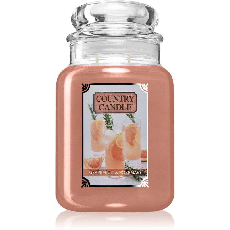 Country Candle Grapefruit & Rosemary tuoksukynttilä 680 g