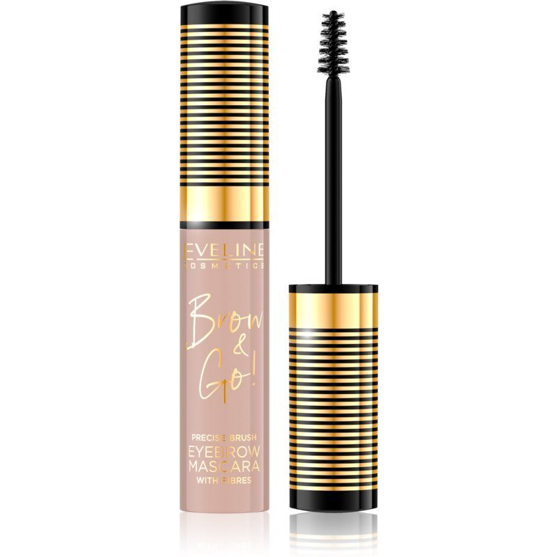 Eveline Cosmetics Brow & Go! kulmamaskara Sävy 05 Taupe 6 ml