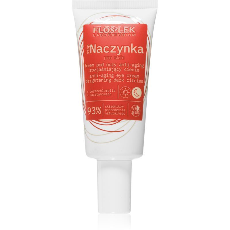 FlosLek Laboratorium stopCapillaries kirkastava anti-age-vaikutteinen silmänympärysvoide 30 ml
