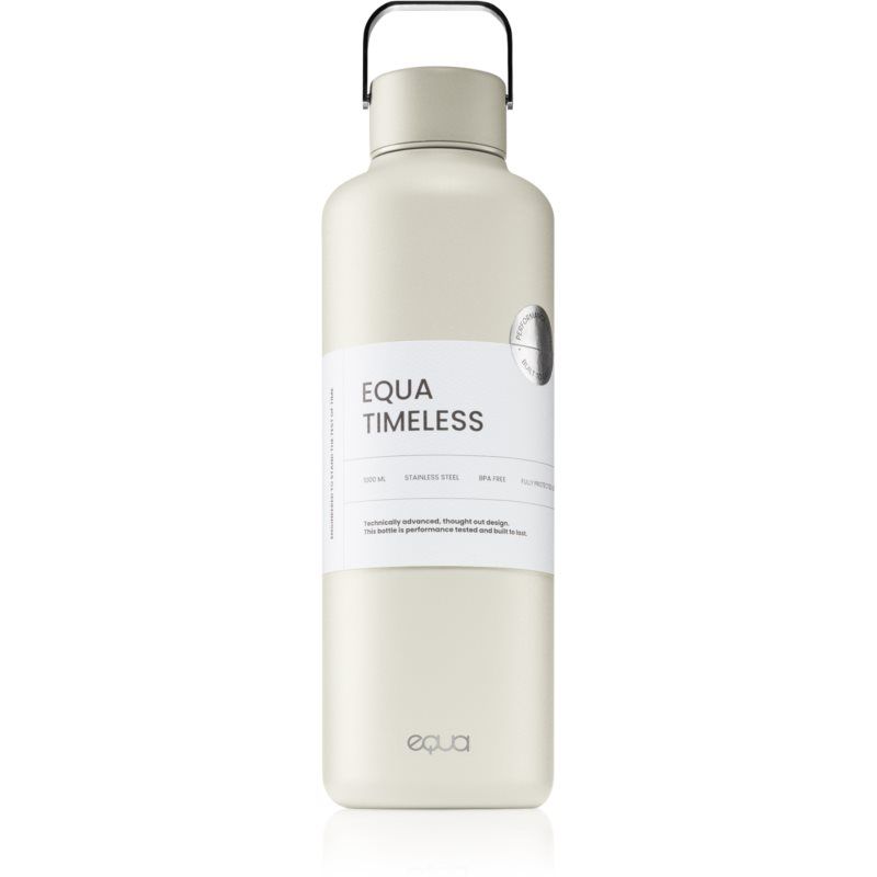 Equa Timeless juomapullo ruostumattomasta teräksestä väri Off White 1000 ml