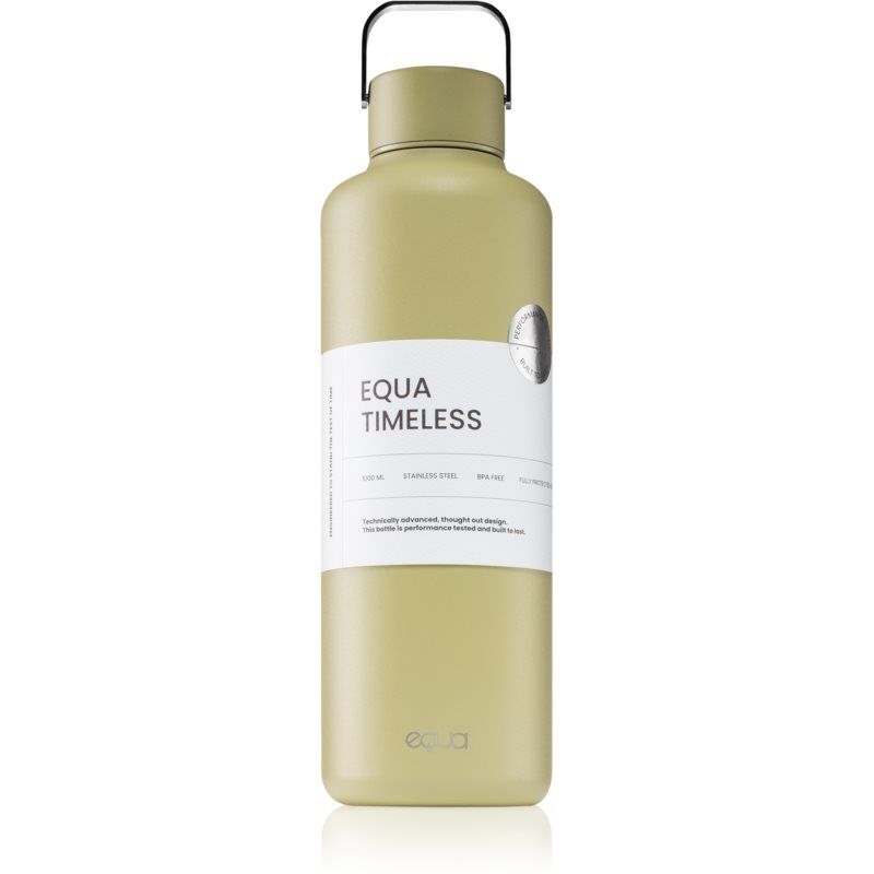 Equa Timeless juomapullo ruostumattomasta teräksestä väri Matcha 1000 ml