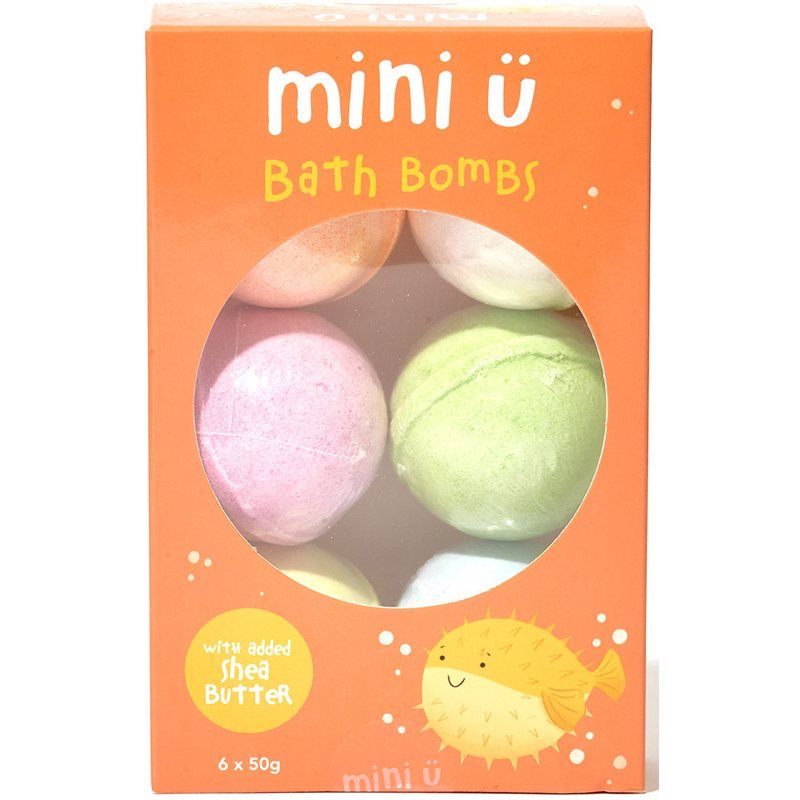 Mini-U Bath Bomb 6 Pack poreileva kylpypommi 6x50 g