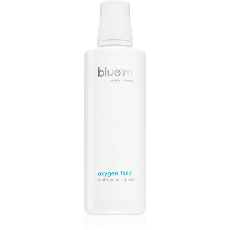 Blue M Oxygen for Health Oxygen Fluid täsmähoitotuote aftan ja suuontelon pienten haavojen hoitoon 500 ml