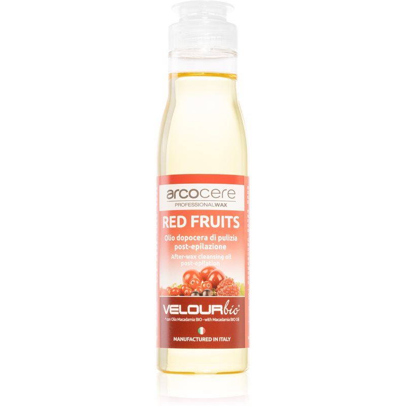Arcocere After Wax Red Fruits rauhoittava puhdistusöljy epilaation jälkeen 150 ml