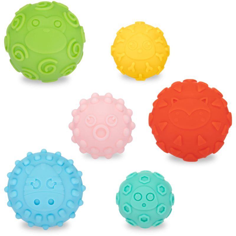 canpol babies Sensory balls pehmeät sensoripallot 6 kpl