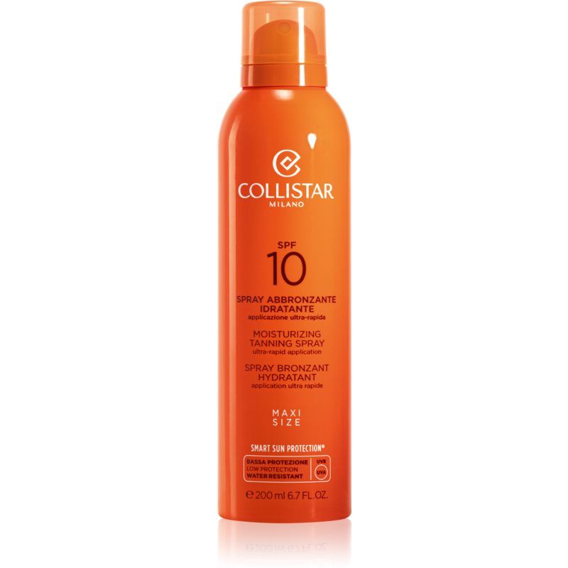 Collistar Special Perfect Tan Moisturizinig Tanning Spray aurinkosuojasuihke SPF 10 200 ml