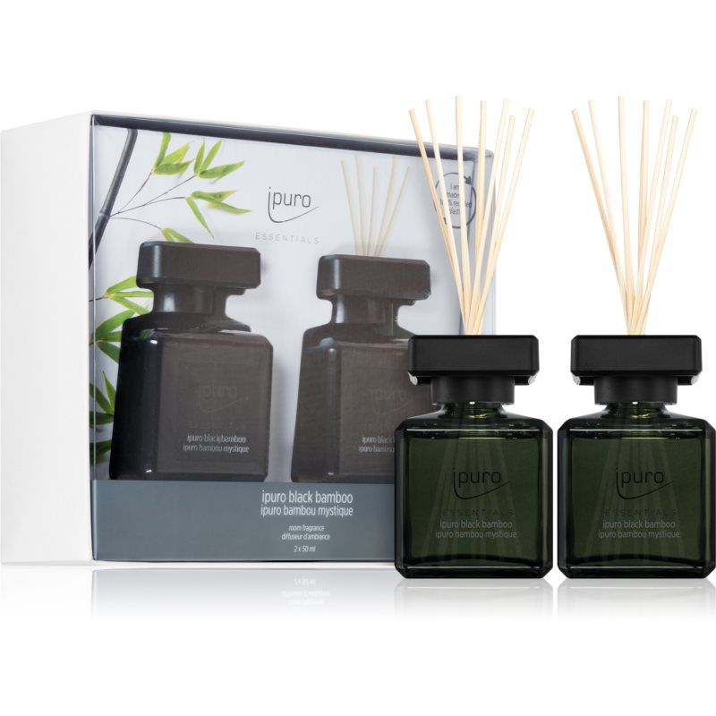ipuro Essentials Black Bamboo lahjasetti 2x50 ml