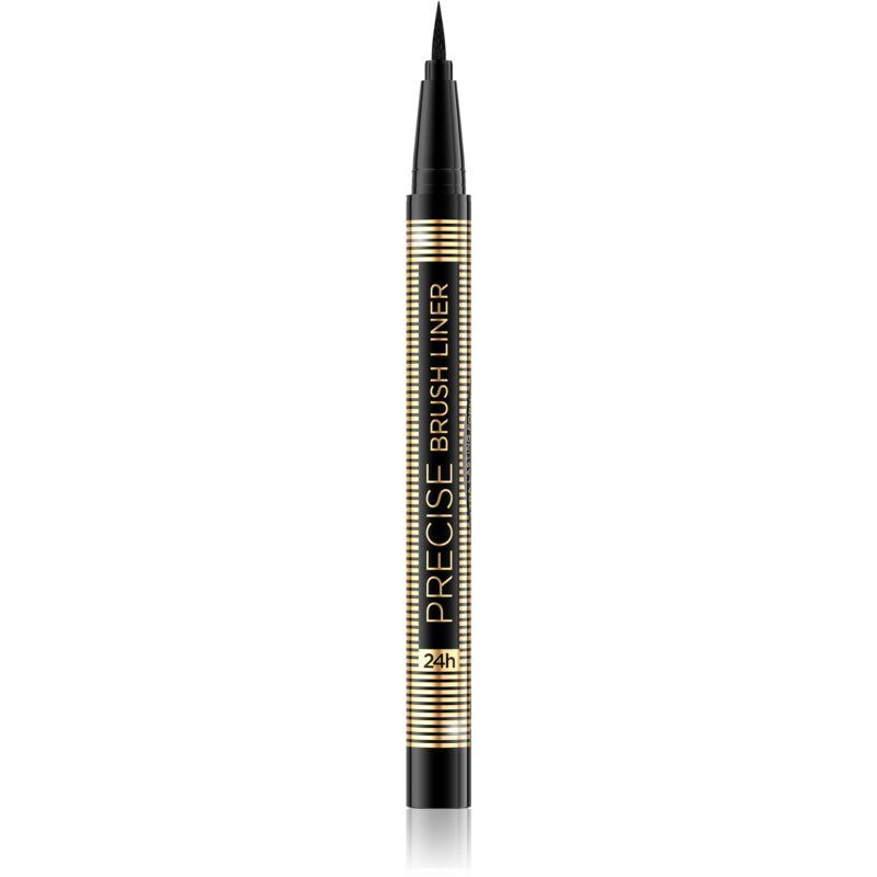 Eveline Cosmetics Precise Brush Liner eyelinerkynä Sävy Black 6 ml