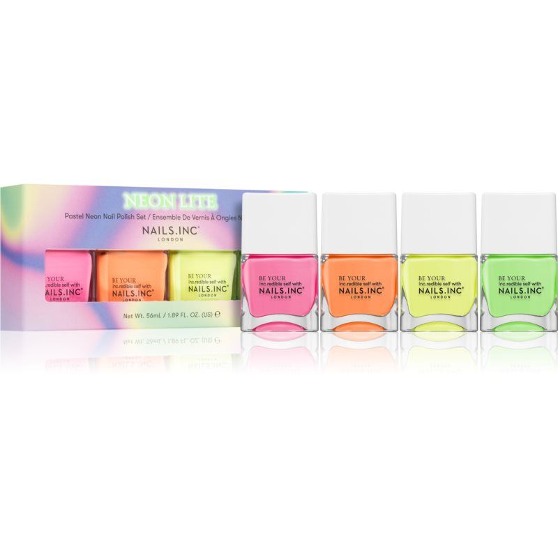 Nails Inc. Neon Lite Nail Polish Set kynsilakkasetti