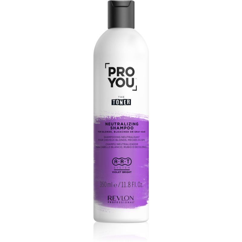 Revlon Professional Pro You The Toner keltaisuutta neutraloiva shampoo Vaaleille Ja Harmaille Hiuksille 350 ml
