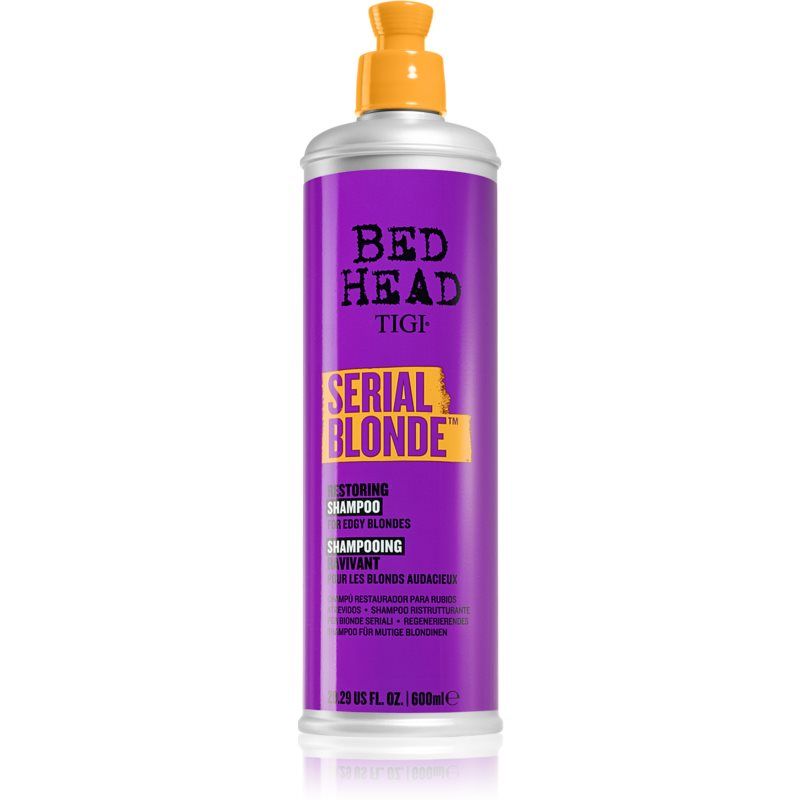 TIGI Bed Head Serial Blonde uudistava shampoo Vaaleille Hiuksille 600 ml