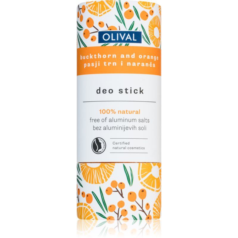 Olival Natural Buckthorn and Orange alumiinisuolaton deodoranttipuikko 40 g