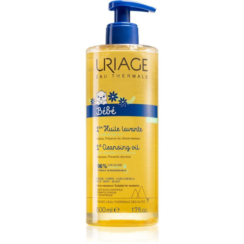 Uriage Bébé 1st Cleansing Oil ravitseva ja puhdistava öljy Lapsille 500 ml