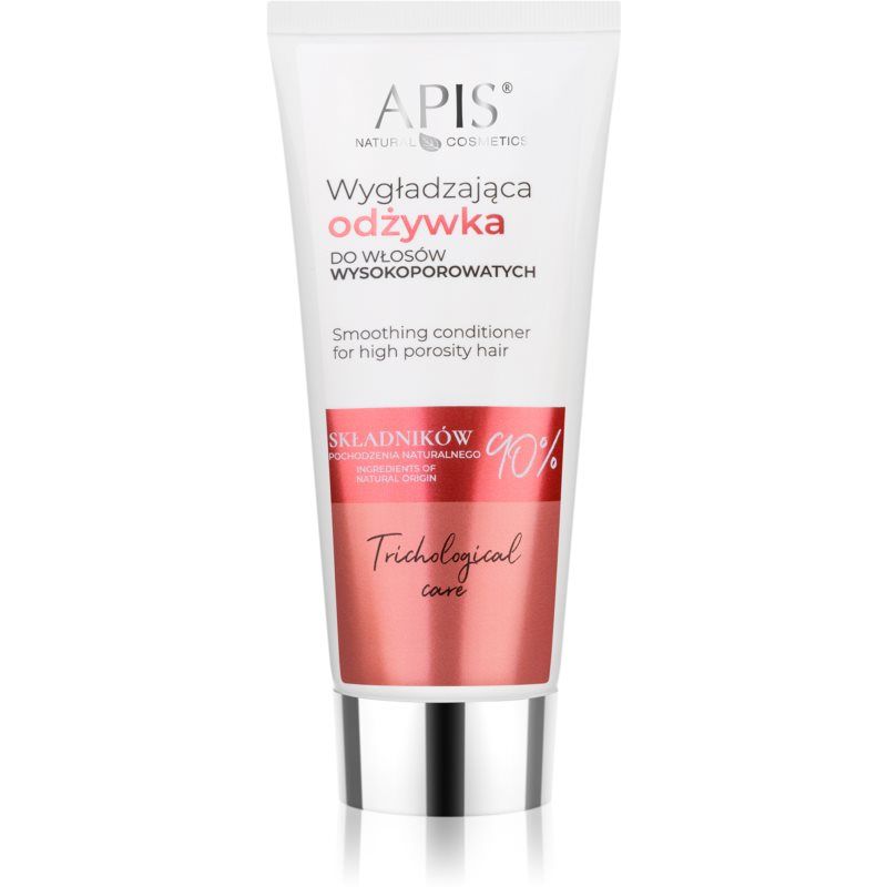Apis Natural Cosmetics Trichological Care silottava hoitoaine Huokoisille Hiuksille 200 ml