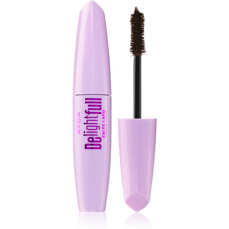 Avon DelightFull False Lash vedenkestävä pidentävä ripsiväri Sävy Lava Brown 10 ml