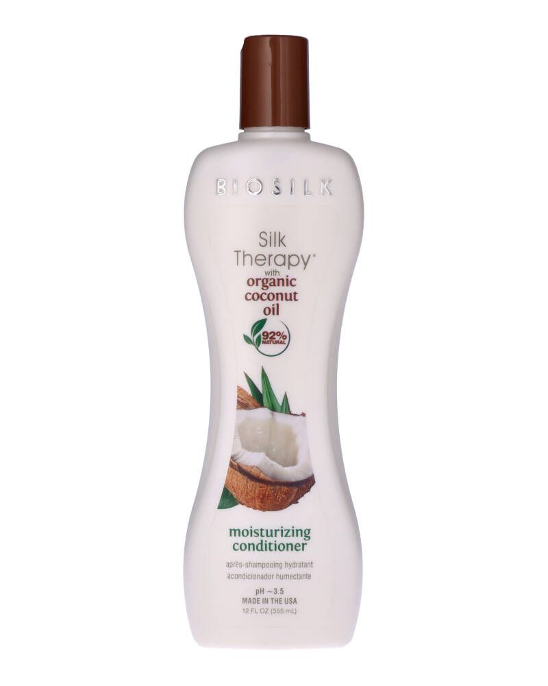 Biosilk Organic Coconut Oil Moisturizing Conditioner 355 ml