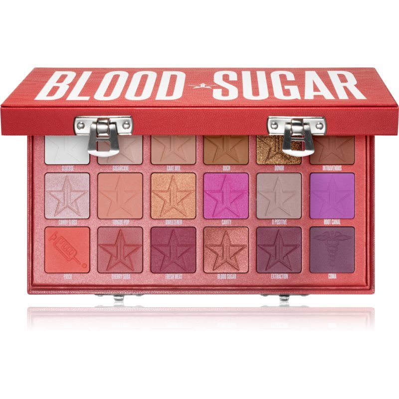 Jeffree Star Cosmetics Blood Sugar luomiväripaletti 18x1,5 g