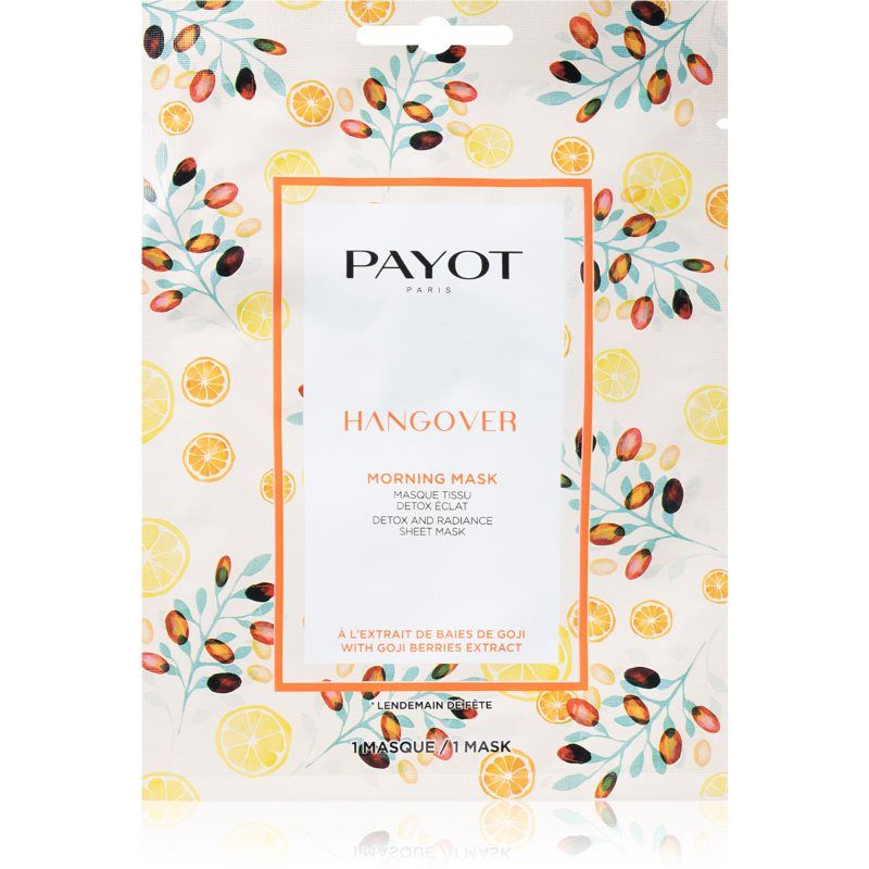 Payot Morning Mask Hangover kirkastava kangasnaamio Kaikille Ihotyypeille 19 ml