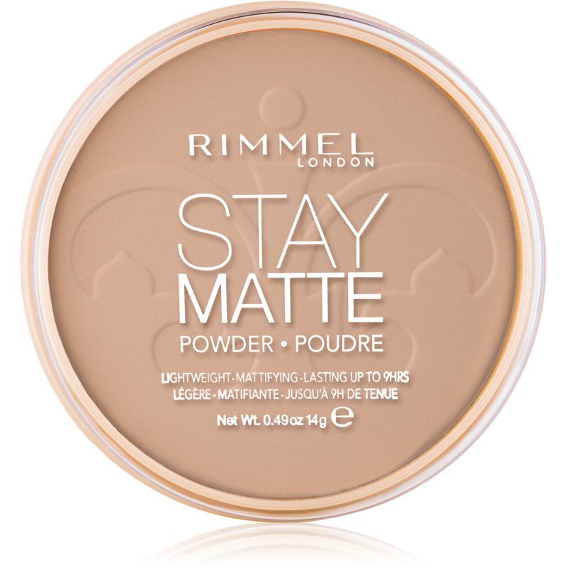 Rimmel Stay Matte puuteri Sävy 010 Warm Honey 14 g