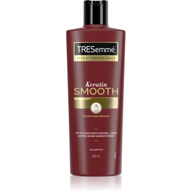 TRESemmé Keratin Smooth keratiinia ja marulaöljyä sisältävä shampoo 400 ml