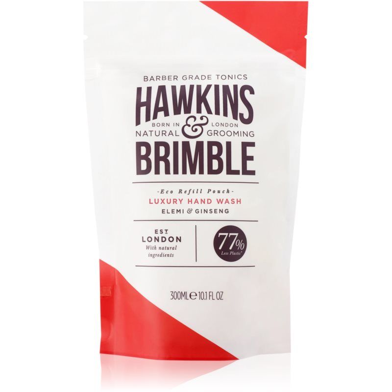 Hawkins & Brimble Luxury Hand Wash Eco Refill Pouch nestemäinen käsisaippua Täyttöpakkaus 300 ml
