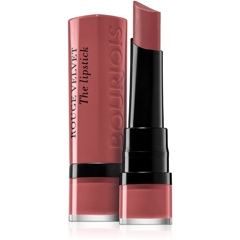 Bourjois Rouge Velvet The Lipstick mattahuulipuna Sävy 33 Rose Water 2,4 g
