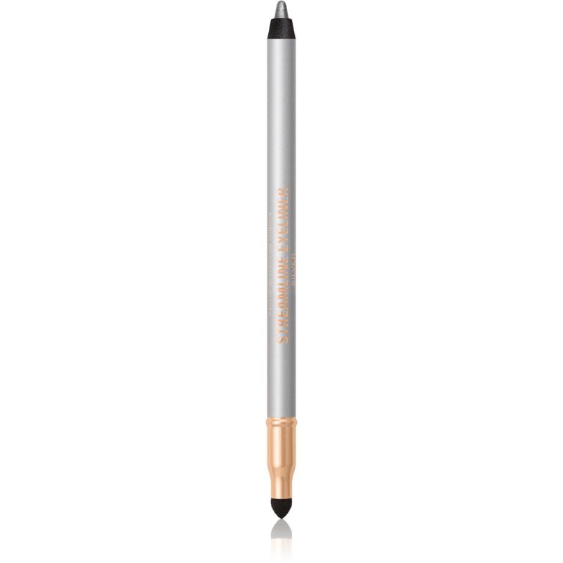 Makeup Revolution Streamline voidemainen silmänrajauskynä Sävy Silver 1,3 g