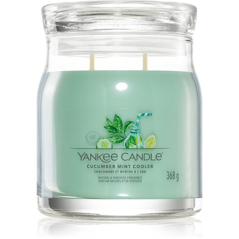 Yankee Candle Cucumber Mint Cooler tuoksukynttilä Signature 368 g