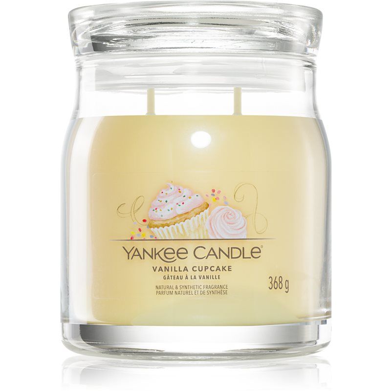 Yankee Candle Vanilla Cupcake tuoksukynttilä Signature 368 g