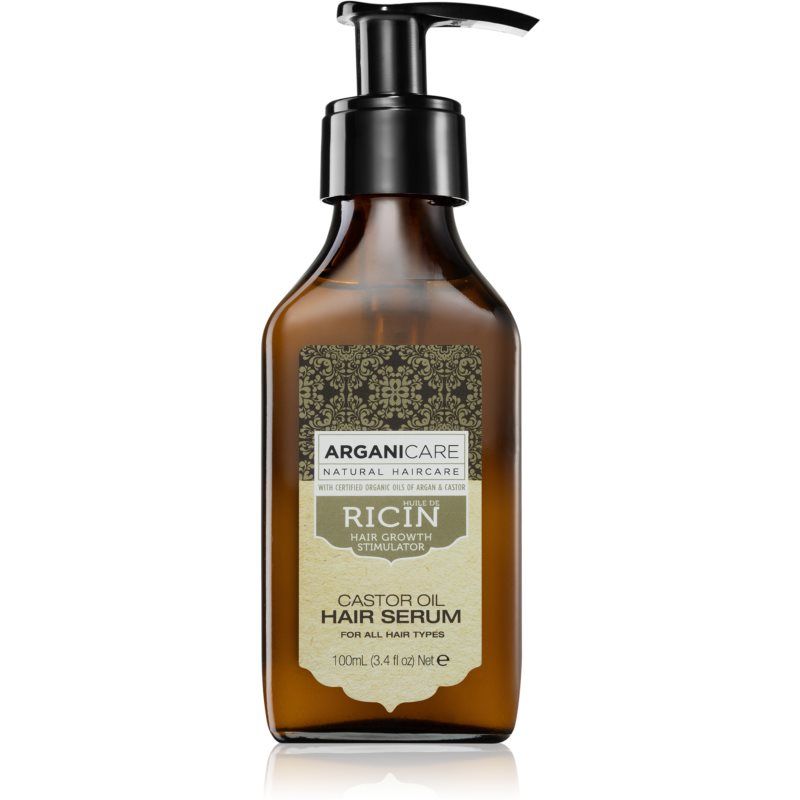 Arganicare Ricin Castor Oil Hair Serum hiusseerumi Kaikille Hiustyypeille 100 ml