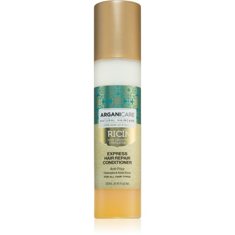 Arganicare Ricin Express Hair Repair Conditioner hiuksiin jätettävä hoitoaine Vaurioituneille Hiuksille 250 ml