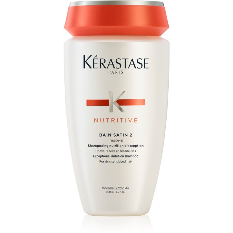 Kérastase Nutritive Bain Satin 2 ravitseva shampookylpy kuiville ja herkistyneille hiuksille 250 ml