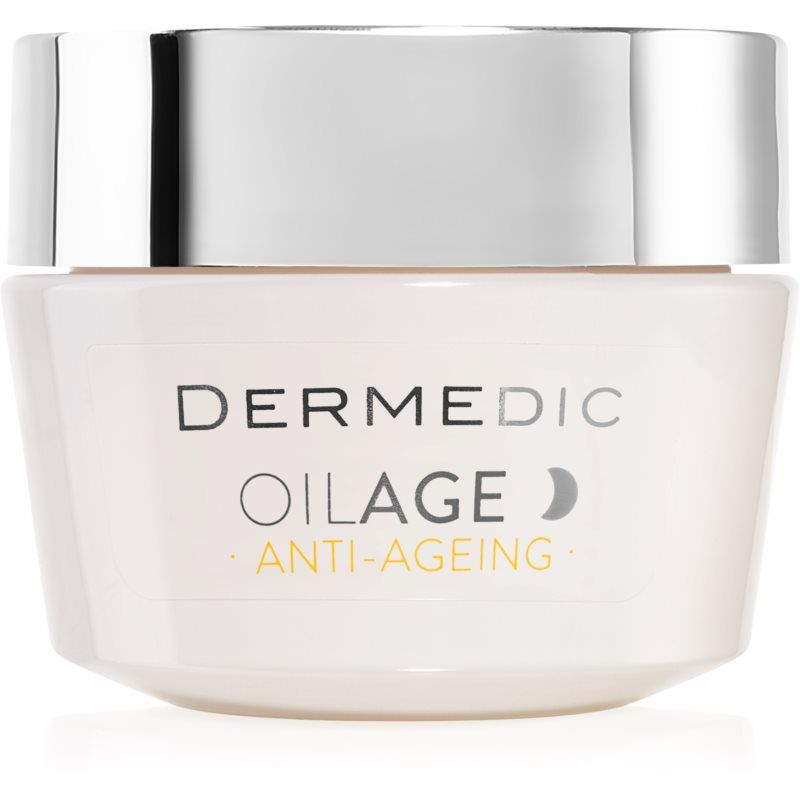 Dermedic Oilage Anti-Ageing elvyttävä ja ihon kimmoisuuden palauttava yövoide 50 ml