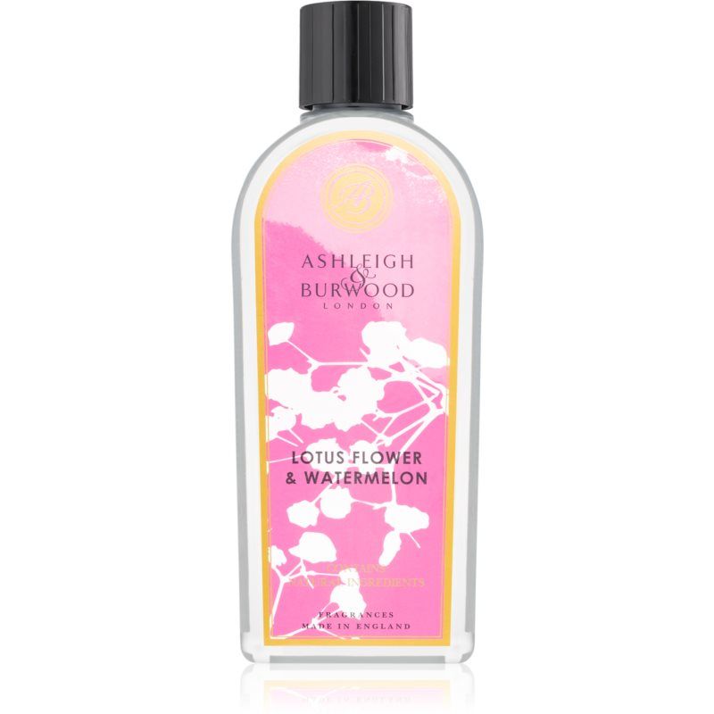 Ashleigh & Burwood London Lamp Fragrance Lotus Flower & Watermelon täyttöpakkaus katalyyttiseen lamppuun 500 ml