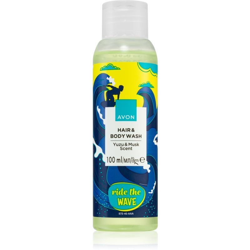 Avon Travel Kit Ride The Wave suihkugeeli ja shampoo 2in1 100 ml