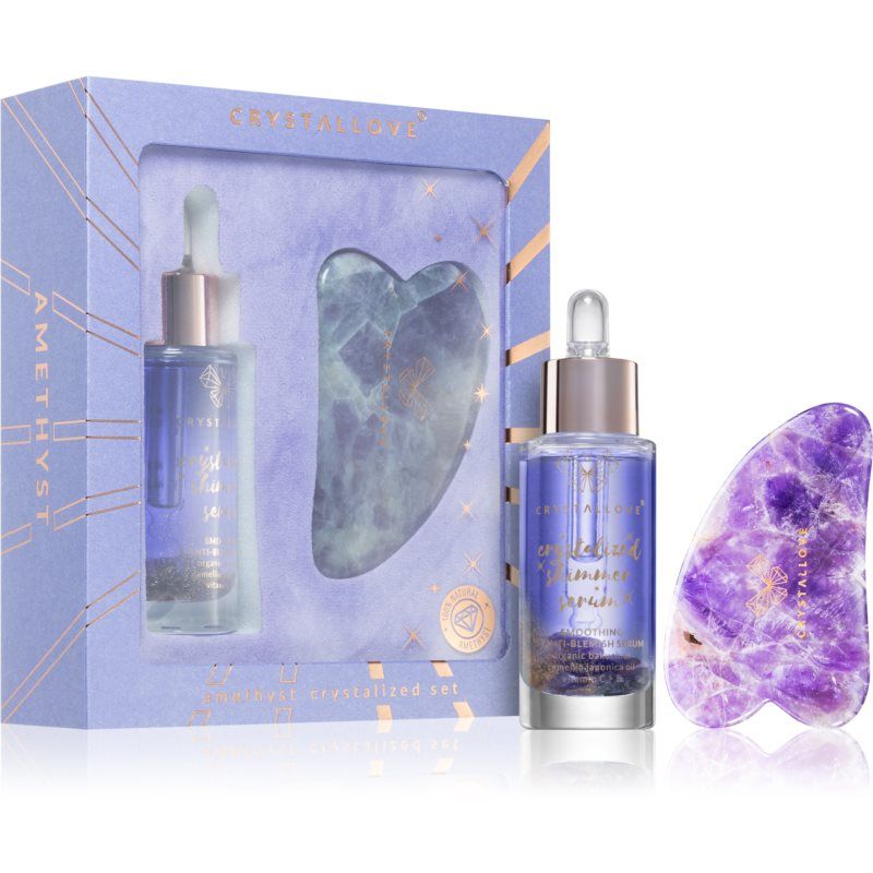 Crystallove Crystalized Amethyst Set ihonhoitosetti