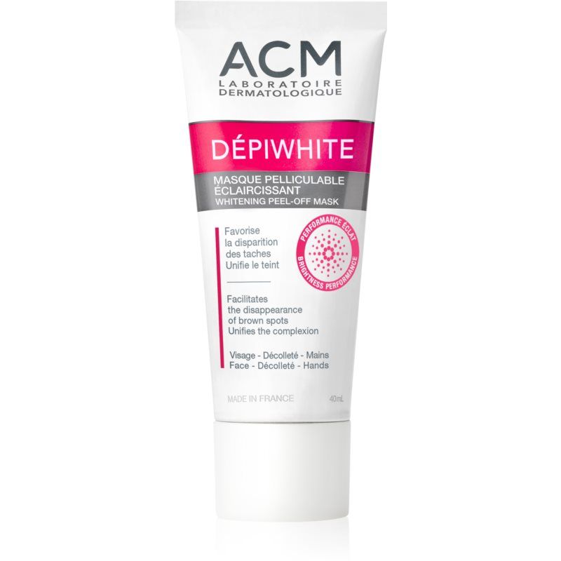 ACM Dépiwhite peel-off-naamio pigmenttiläiskien ehkäisyyn 40 ml