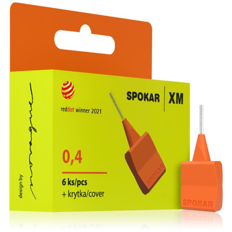 Spokar XM hammasväliharjat 0,4 mm 6 kpl