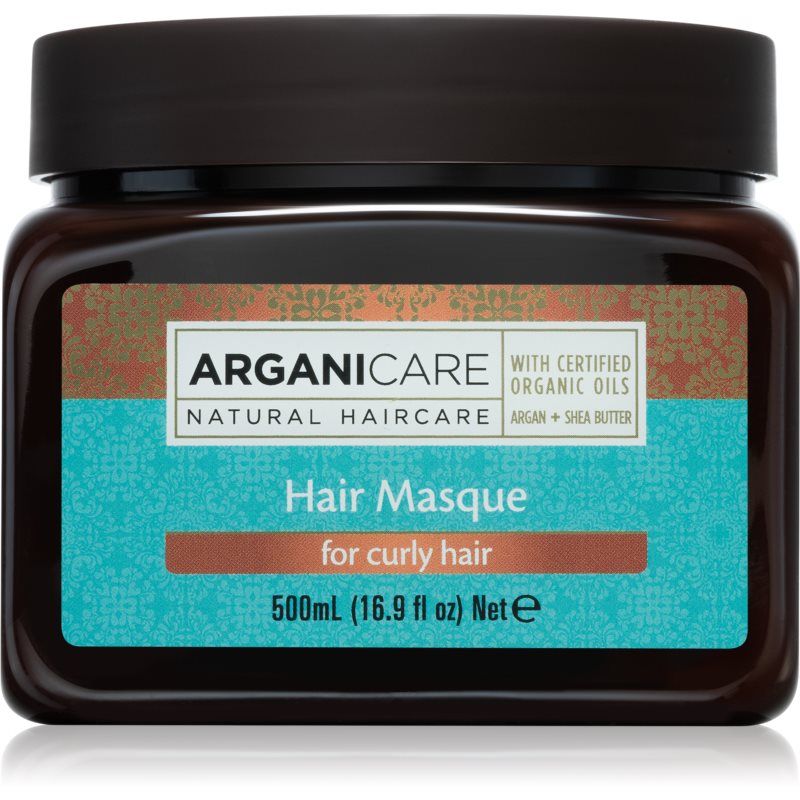 Arganicare Argan Oil & Shea Butter Hair Masque kosteuttava ja ravitseva naamio kiharille hiuksille 500 ml