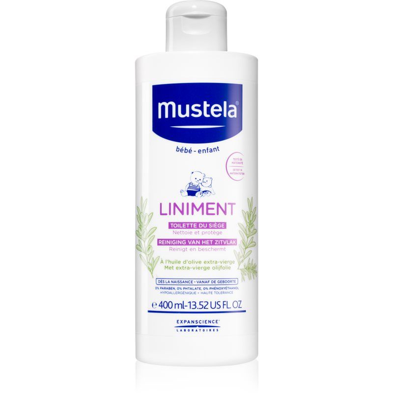 Mustela Bébé Liniment puhdistusmaito syntymästä lähtien 400 ml