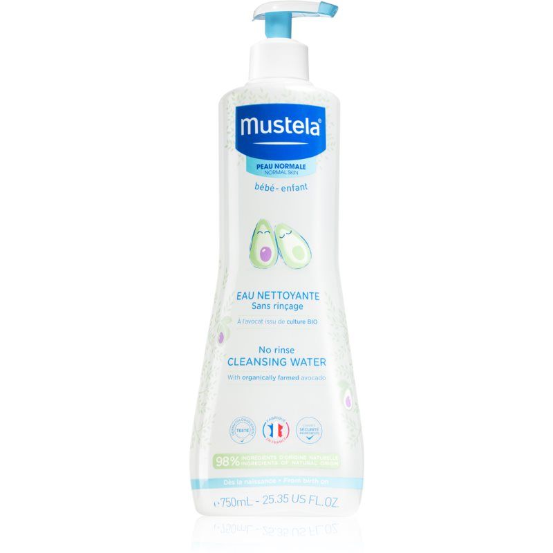 Mustela Bébé PhysiObébé puhdistusvesi syntymästä lähtien 750 ml