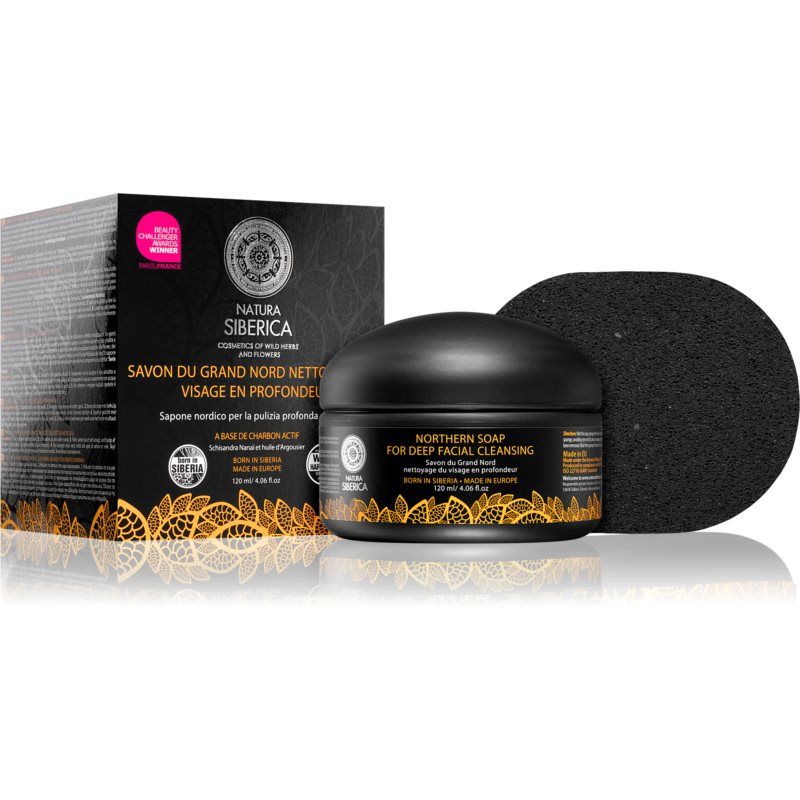 Natura Siberica Wild Herbs and Flowers detox-kasvosaippua syväpuhdistukseen 120 ml