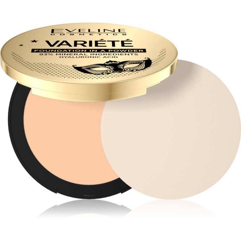 Eveline Cosmetics Variété mineraalipuristepuuteri sisältää applikaattorin sävy 02 Natural 8 g