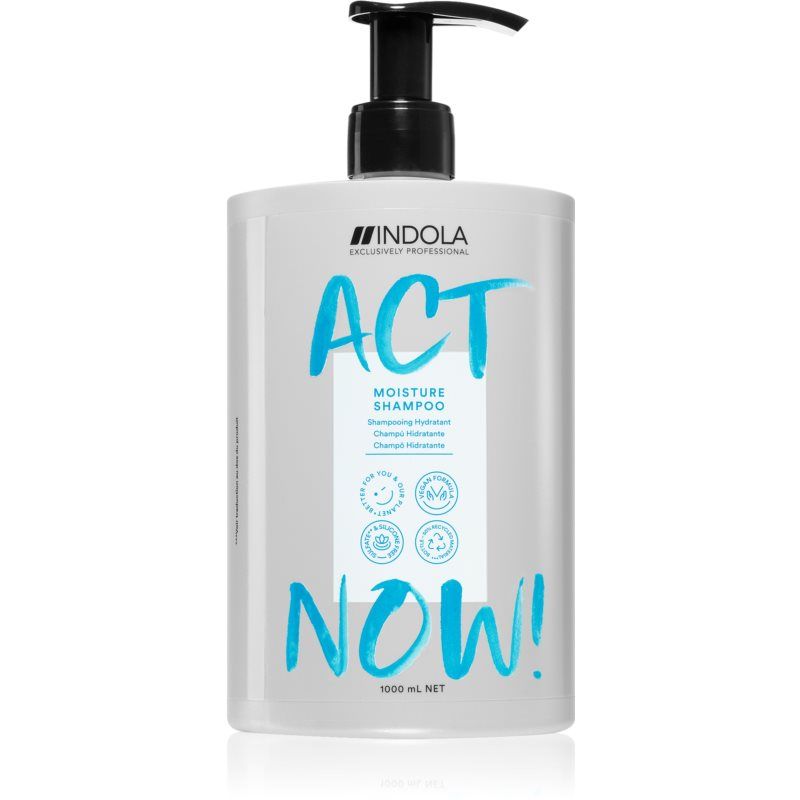 Indola Act Now! Moisture kosteuttava shampoo hiuksiin 1000 ml