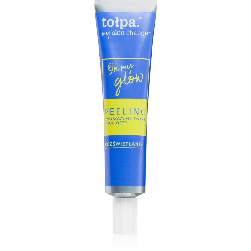To?pa My Skin Changer Oh My Glow kirkastava kuorinta kasvoille ja silmänympäryksiin 40 ml